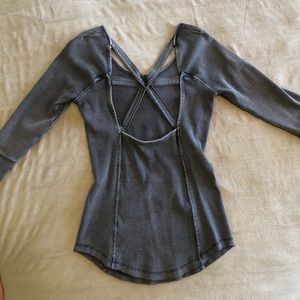 Free People open back top